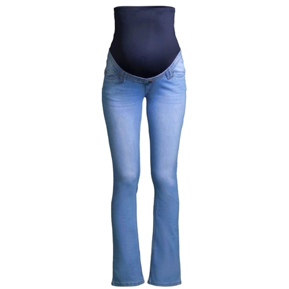 NWT☆OH! MAMMA☆Women's Small MATERNITY Bootleg Full Panel Jeans